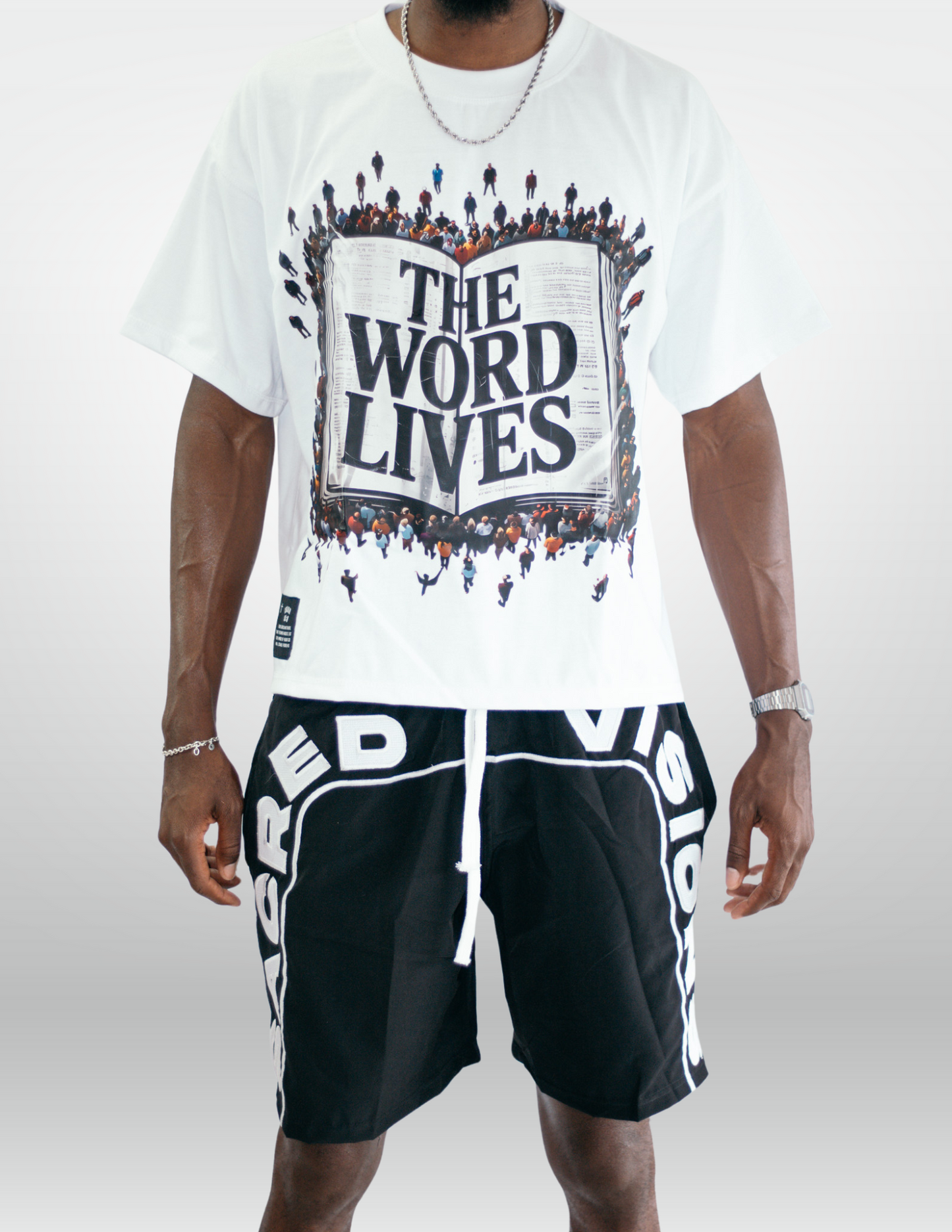 THE WORLD LIVES TEE